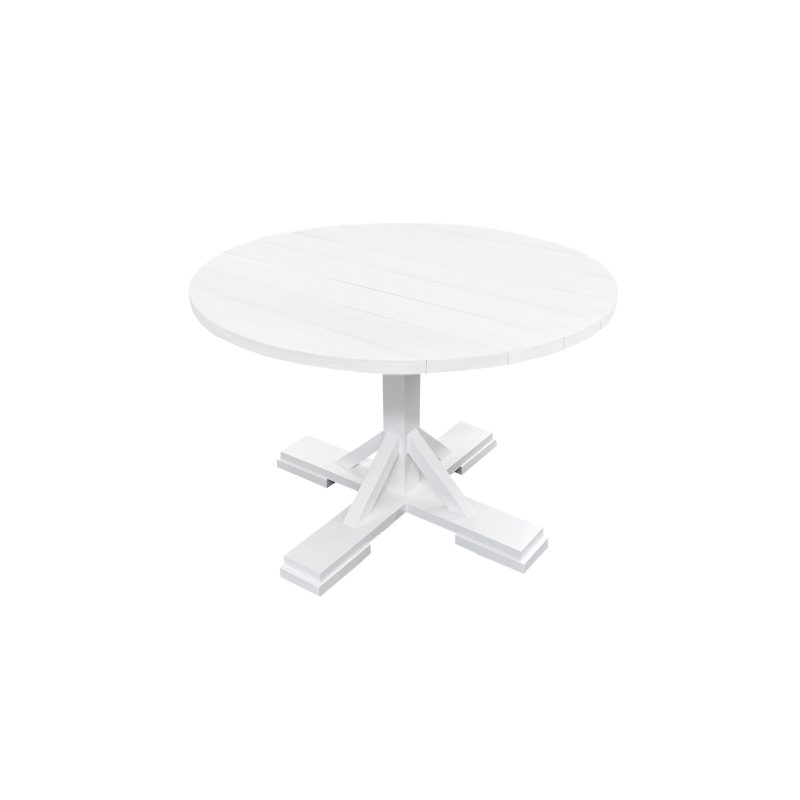 Edward round- white